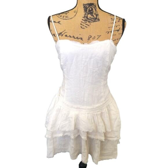 Urban Outfitters Kimchi Blue Medium Desi Strappy Drop Waist Mini Dress - Picture 5 of 10